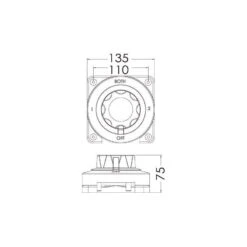 OSCULATI Commutateur Selecta -Plastimo Magasin osculati commutateur selecta 1