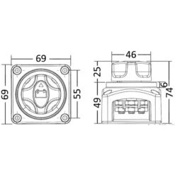 OSCULATI Coupe-batterie -Plastimo Magasin osculati coupe batterie 1