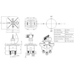 OSCULATI Coupe-batterie Bipolaire -Plastimo Magasin osculati coupe batterie bipolaire 1