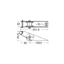 OSCULATI Davier à Axe De Sécurité 7 OSCULATI Davier à Axe De Sécurité -Plastimo Magasin osculati davier a axe de securite 1