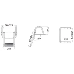 OSCULATI Echelle De Plate-forme à Crosses -Plastimo Magasin osculati echelle de plate forme a crosses 1