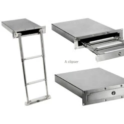 OSCULATI Echelle Escamotable Inox -Plastimo Magasin osculati echelle escamotable inox 1