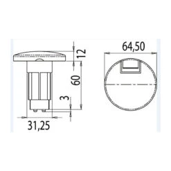 OSCULATI Embase Pour Lampe De Cockpit -Plastimo Magasin osculati embase pour lampe de cockpit 1