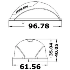 OSCULATI Feux De Navigation EVOLED -Plastimo Magasin osculati feux de navigation evoled 2