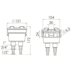 OSCULATI Filtre Eau De Mer Aquanet -Plastimo Magasin osculati filtre eau de mer aquanet 2