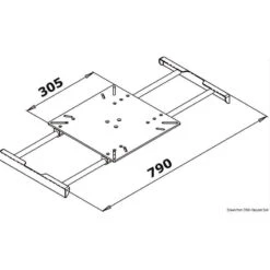 OSCULATI Kit Extension Pied De Table 9 OSCULATI Kit Extension Pied De Table -Plastimo Magasin osculati kit extension pied de table 1