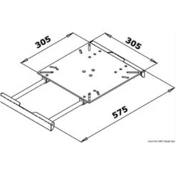 OSCULATI Kit Extension Pied De Table 10 OSCULATI Kit Extension Pied De Table -Plastimo Magasin osculati kit extension pied de table 2