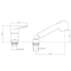 OSCULATI Mitigeur + Douchette -Plastimo Magasin osculati mitigeur douchette 1 1