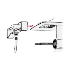 OSCULATI Ouïes De Rinçage Crépine Sur Plaque Anti-cavitation