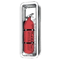 OSCULATI Niche Encastré Pour Extincteur 1 Kg 5 OSCULATI Niche Encastré Pour Extincteur 1 Kg -Plastimo Magasin osculati niche encastre pour extincteur 1 kg 1