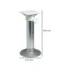 OSCULATI Pied De Siège Fixe 300mm -Plastimo Magasin osculati pied de siege fixe