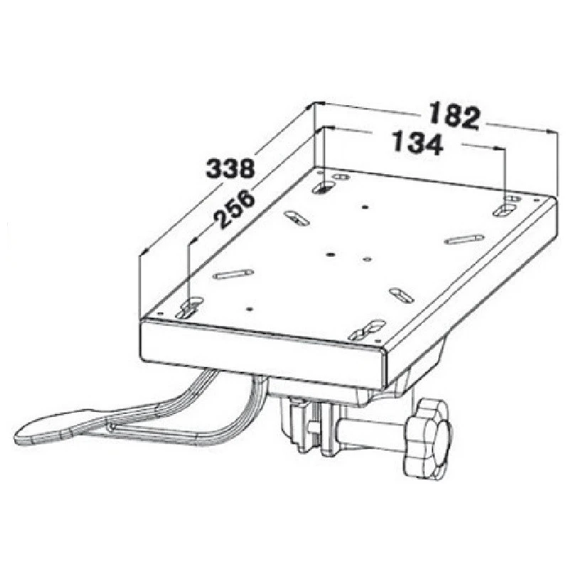 OSCULATI Platine De Siège 338 X 182 Mm 4 OSCULATI Platine De Siège 338 X 182 Mm – Image 2