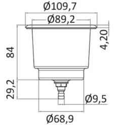 OSCULATI Porte-verres Inox LED 12V ø 89 X P80 Mm -Plastimo Magasin osculati porte verres inox led 12v o 89 x p80 mm 1