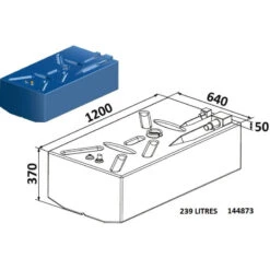 OSCULATI Réservoir Essence -Plastimo Magasin osculati reservoir essence 3