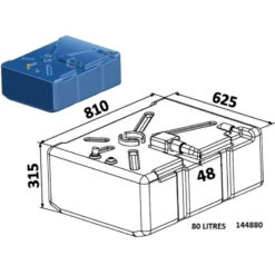 OSCULATI Réservoir Essence -Plastimo Magasin osculati reservoir essence 5