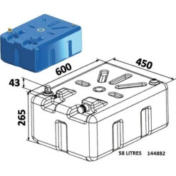 OSCULATI Réservoir Essence -Plastimo Magasin osculati reservoir essence 6
