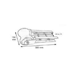 OSCULATI Rouleau Central + Support 6 OSCULATI Rouleau Central + Support -Plastimo Magasin osculati rouleau central support 1