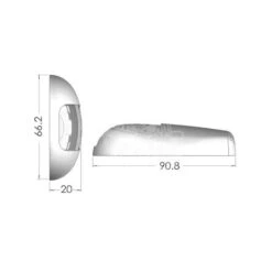 OSCULATI Sea-Dog Feu LED Vertical -Plastimo Magasin osculati sea dog feux led vertical 1