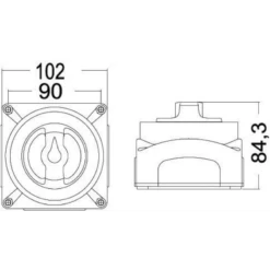 OSCULATI Selecta MKllI Commutateur Batterie -Plastimo Magasin osculati selecta mklli commutateur batterie 2