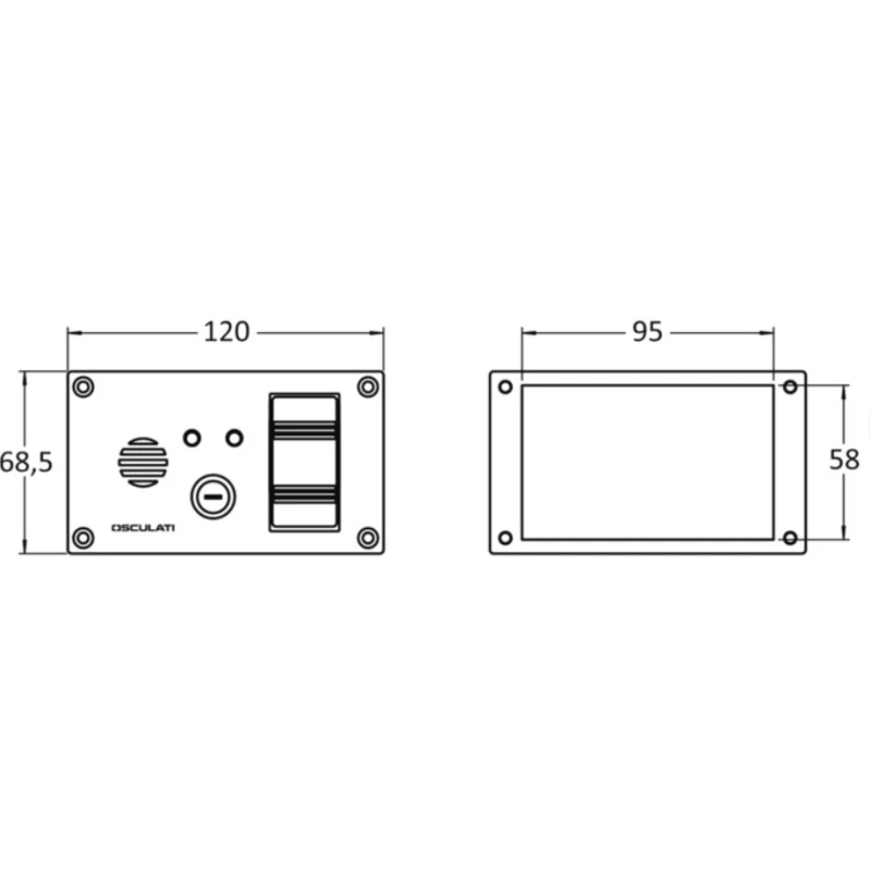 OSCULATI Tableau De Commande Pompe De Cale 4 OSCULATI Tableau De Commande Pompe De Cale – Image 2
