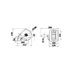 OSCULATI Treuil 540 Kg Caréné 6 OSCULATI Treuil 540 Kg Caréné -Plastimo Magasin osculati treuil 540 kg carene 1