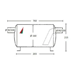 PALBY Thor Pot D’échappement Max 200 CV -Plastimo Magasin palby thor pot dechappement max 200 cv 2