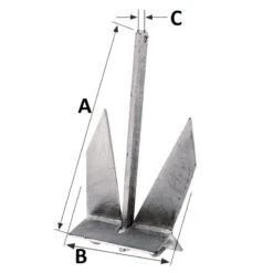 PLASTIMO Ancre Plate 5 PLASTIMO Ancre Plate -Plastimo Magasin plastimo ancre plate 1