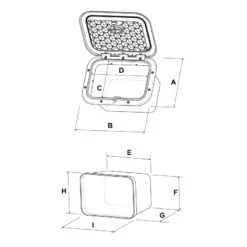 PLASTIMO Coffre De Rangement Noir -Plastimo Magasin plastimo coffre de rangement noir 2