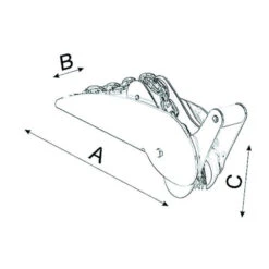 PLASTIMO Davier à Bascule Ancre Charrue 5 PLASTIMO Davier à Bascule Ancre Charrue -Plastimo Magasin plastimo davier a bascule ancre charrue 1
