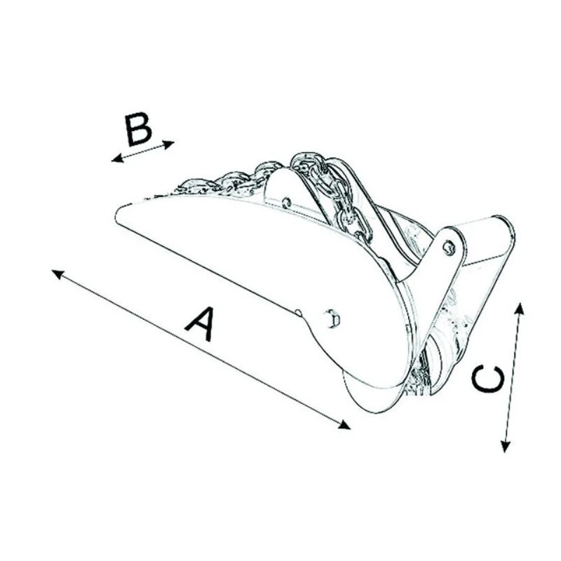 PLASTIMO Davier à Bascule Ancre Charrue 4 PLASTIMO Davier à Bascule Ancre Charrue – Image 2