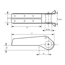 PLASTIMO Davier Alu à Verrouillage -Plastimo Magasin plastimo davier alu a verrouillage 1
