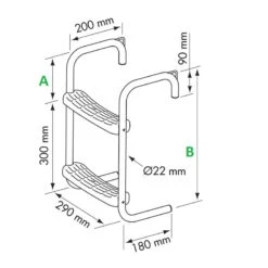 PLASTIMO Echelle Pour Ponton
