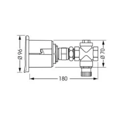 PLASTIMO Entrée D'eau EZ Water Carré -Plastimo Magasin plastimo entree d eau ez water carre 7