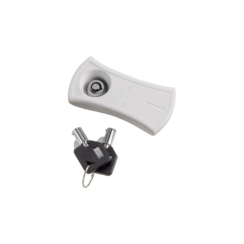 PLASTIMO Kit Serrure Trappe Blanche 4 PLASTIMO Kit Serrure Trappe Blanche – Image 2