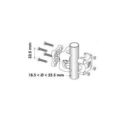 PLASTIMO Support Pare-battage Universel -Plastimo Magasin plastimo plasticlip support pare battage 2