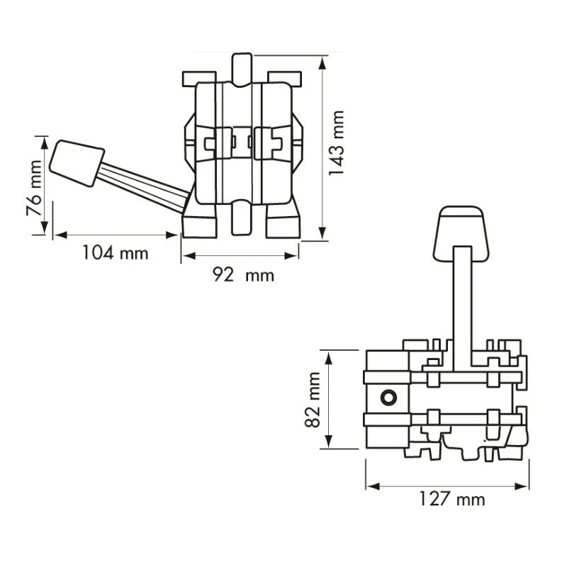 PLASTIMO Pompe à Pied Double Effet 4 PLASTIMO Pompe à Pied Double Effet – Image 2