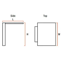 LIPPERT Gioconda -Plastimo Magasin project 2000 table pliante murale 2