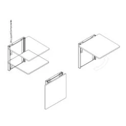 LIPPERT Gioconda -Plastimo Magasin project 2000 table pliante murale 5