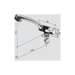 REICH Robinet Mitigeur + Contacteur -Plastimo Magasin reich robinet mitigeur contacteur 1