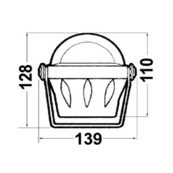 RIVIERA Compas Artica 2''3/4 Sur étrier -Plastimo Magasin riviera compas artica 2 3 4 sur etrier 1
