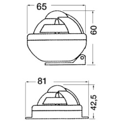 RIVIERA Compas Comet 2'' Sur Fût 7 RIVIERA Compas Comet 2'' Sur Fût -Plastimo Magasin riviera compas comet 2 sur fut 2