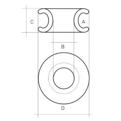 ROPEYE SLR Anneau Faible Friction -Plastimo Magasin ropeye slr anneau faible friction 1