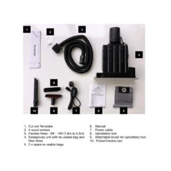 SWEEPOVAC Aspirateur Kickvac -Plastimo Magasin sweepovac aspirateur stationnaire 3