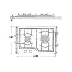 TECHIMPEX Plaque De Cuisson Seafarer 2 -Plastimo Magasin techimpex plaque de cuisson seafarer 2 2