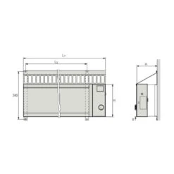 TELCO Chauffage T2RIB 05 | 230 V - 500 W -Plastimo Magasin telco chauffage t2rib 05 230 v 500 w 3