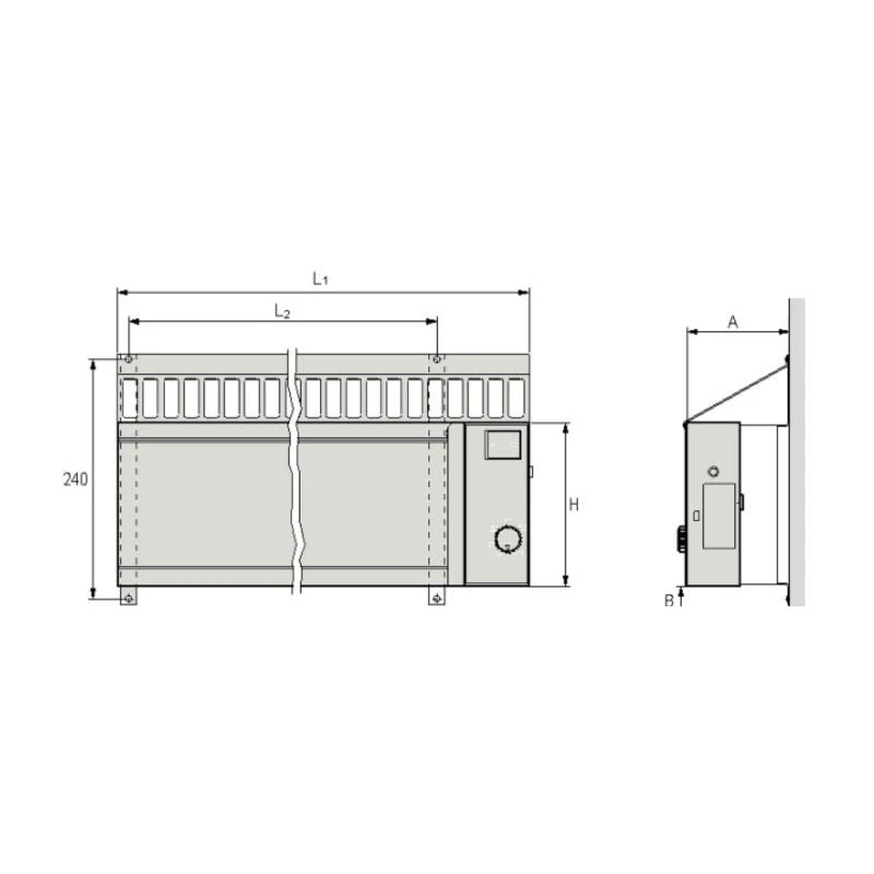 TELCO Chauffage T2RIB 12 | 230 V - 1200 W 6 TELCO Chauffage T2RIB 12 | 230 V - 1200 W – Image 4