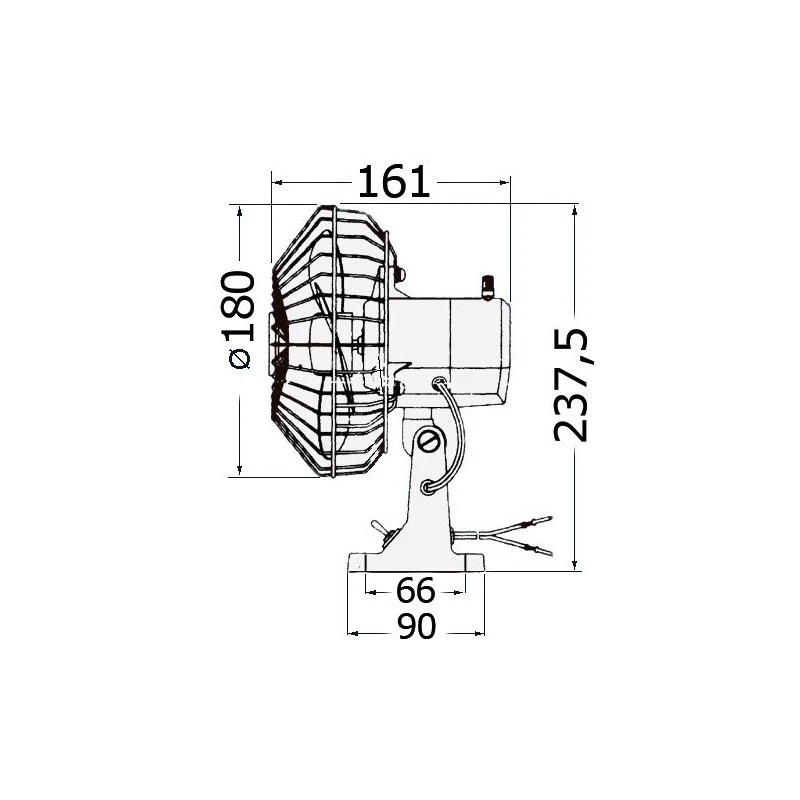 TMC Ventilateur Orientable 12V 4 TMC Ventilateur Orientable 12V – Image 2