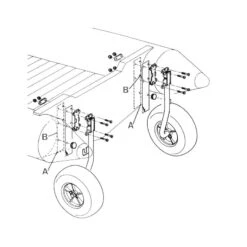 TREM Roues Relevables ø 360 Max 180 Kg -Plastimo Magasin trem roues relevables o 360 max 180 kg 1