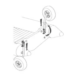 TREM Roues Relevables ø 360 Max 180 Kg -Plastimo Magasin trem roues relevables o 360 max 180 kg 2
