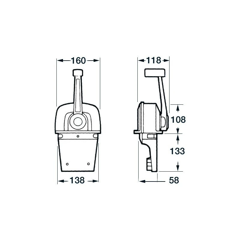 ULTRAFLEX Boîtier B77 Avec Trim 4 ULTRAFLEX Boîtier B77 Avec Trim – Image 2